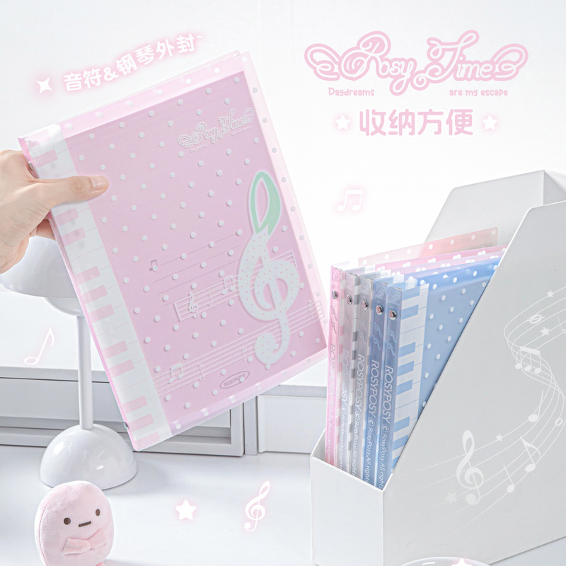 Rosyposy Melody Loose Leaf Not - Blank Sheet Music Notebook 评论和价格